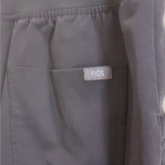 Figs Women's Charcoal Gray High Waist Zamora Jogger Scrub Pants. Sz. L EUC - Picture 10 of 12